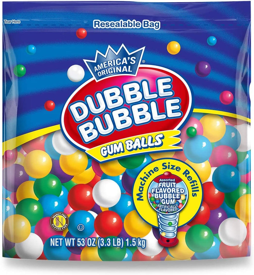 Dubble Bubble Bubble Gum Fun Team Tub - 165-Piece Tub