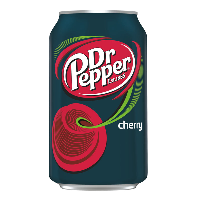 Dr Pepper Cherry Flavoured Soda 355ml sold by American grocer Uk
