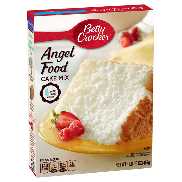 Betty Crocker Angel Food Cake Mix 453g sold by American Grocer in the UK