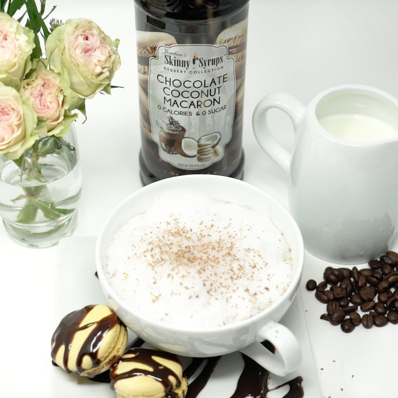 Skinny Sugar Free Chocolate Coconut Macaron Syrup 750ml