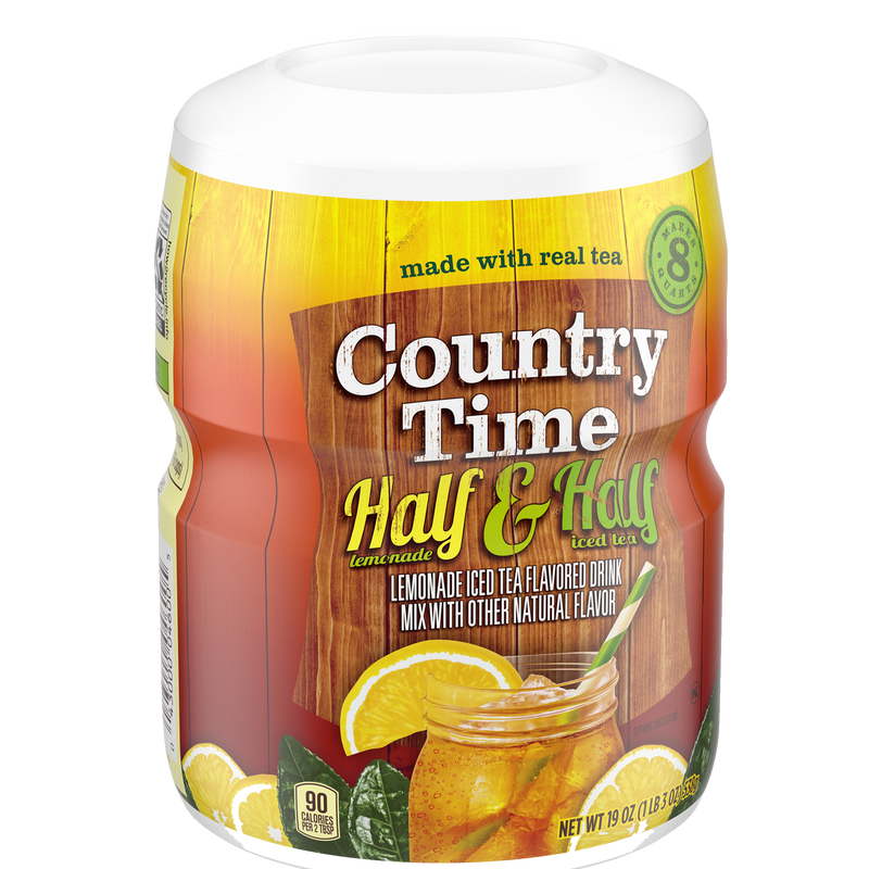 Country Time Half & Half  Lemonade Ice Tea Flavoured Drink 538g sold by American grocer Uk