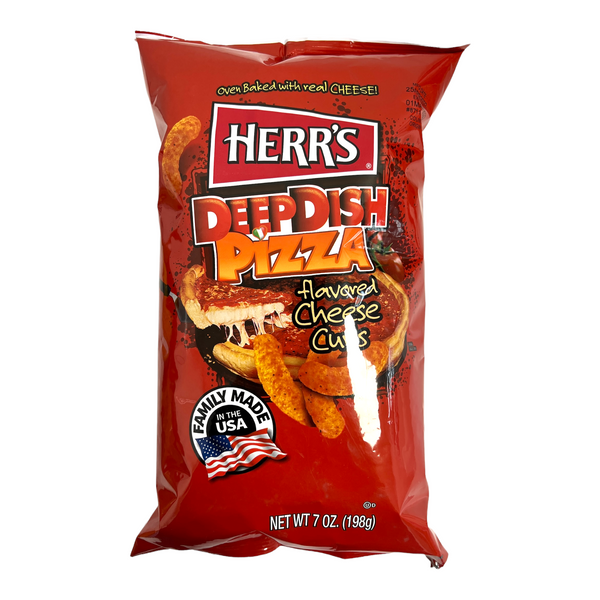 Herr's Deep Dish Pizza Flavoured Cheese Curls 170g