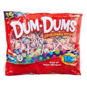 Dum Dums Original Pops 873g-180ct sold by American grocer Uk