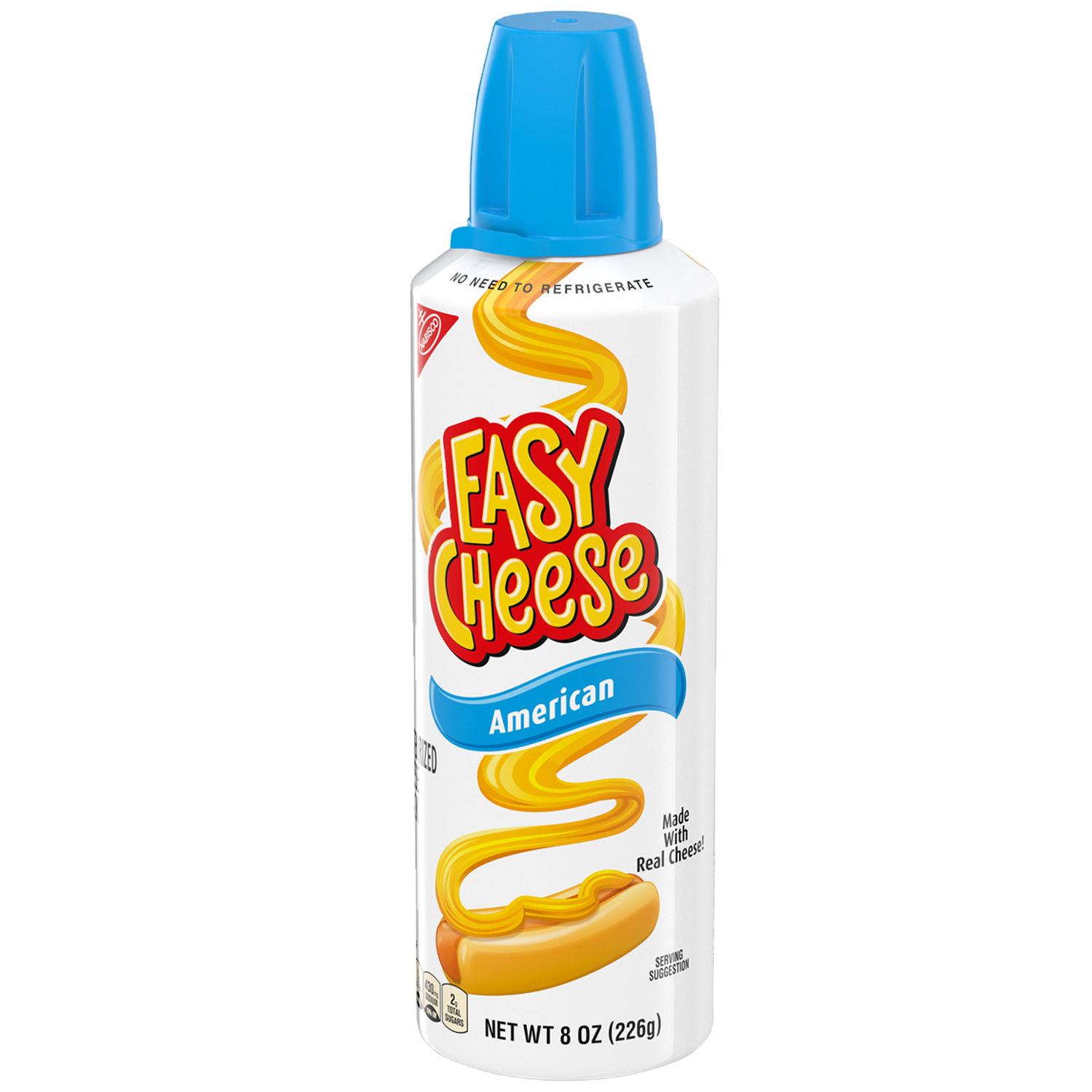 Nabisco Easy Cheese American Pasteurised Cheese Snack 226g