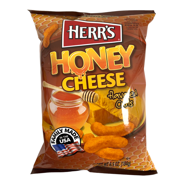 Herr's Honey Cheese Flavoured Curls 184g