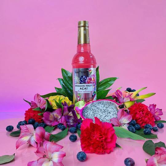 Skinny Sugar Free Dragon Fruit Acai Syrup 750ml