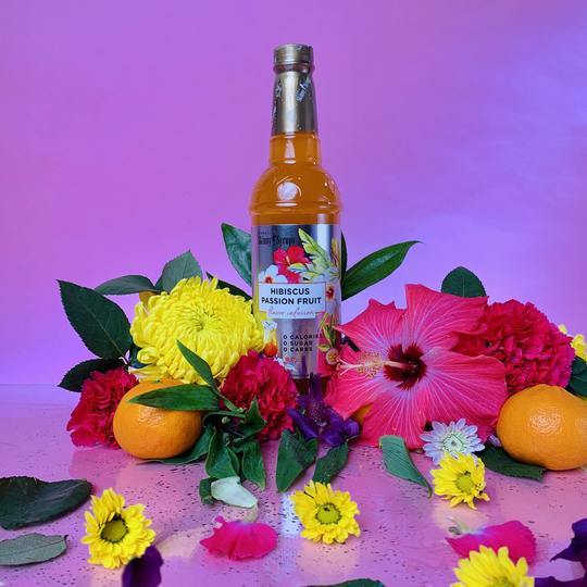 Skinny Sugar Free Hibiscus Passion Fruit Syrup 750ml