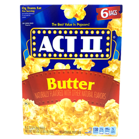 Act II Butter Microwave Popcorn 468g sold by American Grocer in the UK