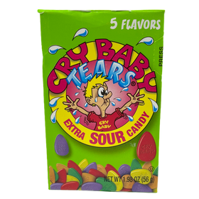 Cry Baby Tears Extra Sour Candy 56g sold by American grocer Uk