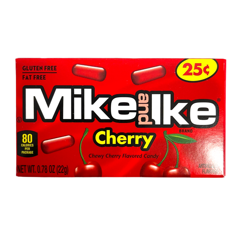 Mike and Ike Cherry Chewy Candy 22g