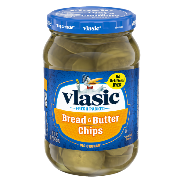 Vlasic Fresh Packed Bread & Butter Pickle Chips 473ml (Best Before Date 04/09/24)