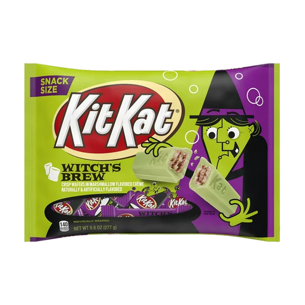 Kit Kat Witch's Brew Marshmallow Flavoured Creme Snack Size Wafer Candy 277g