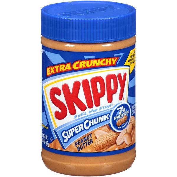 Skippy Extra Crunchy Super Chunky Peanut Butter 462g